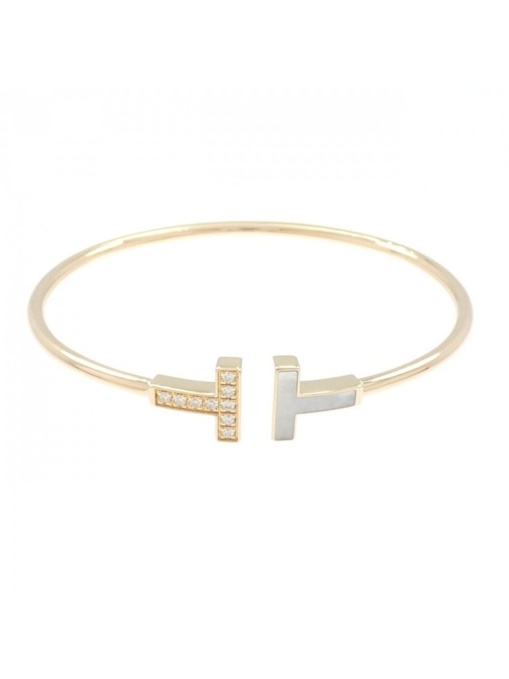 Tiffany & Co T Wire Bangle Bracelet